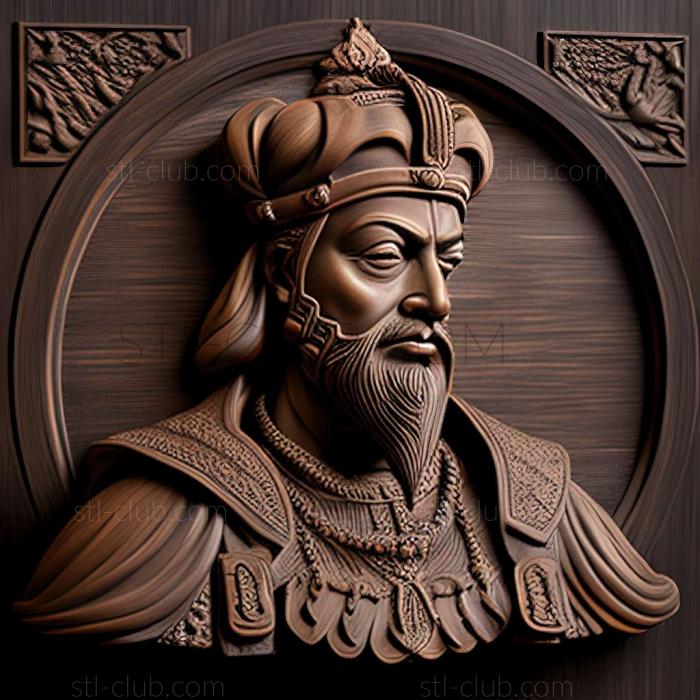 3D model Vasco Da Gama in India (STL)